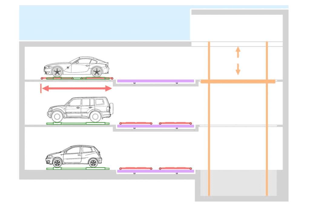 Shuttle Park T side technical drawing